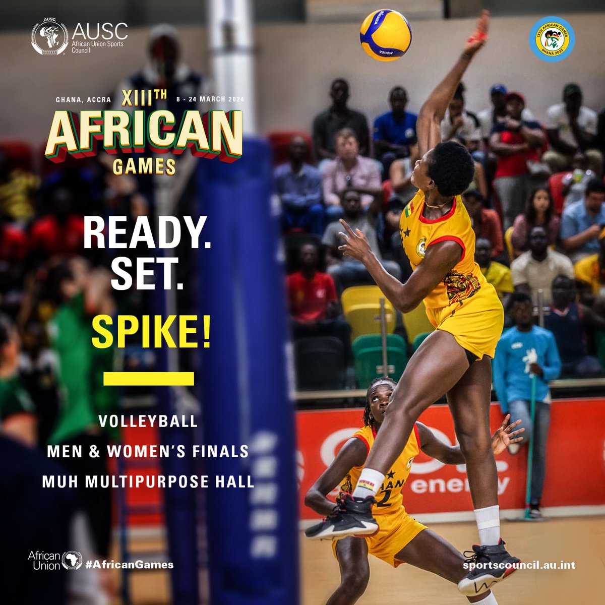 #AfricanGames volleyball is LIVE here: ow.ly/KGeY50R0kYq #ExperienceTheAfricanDream