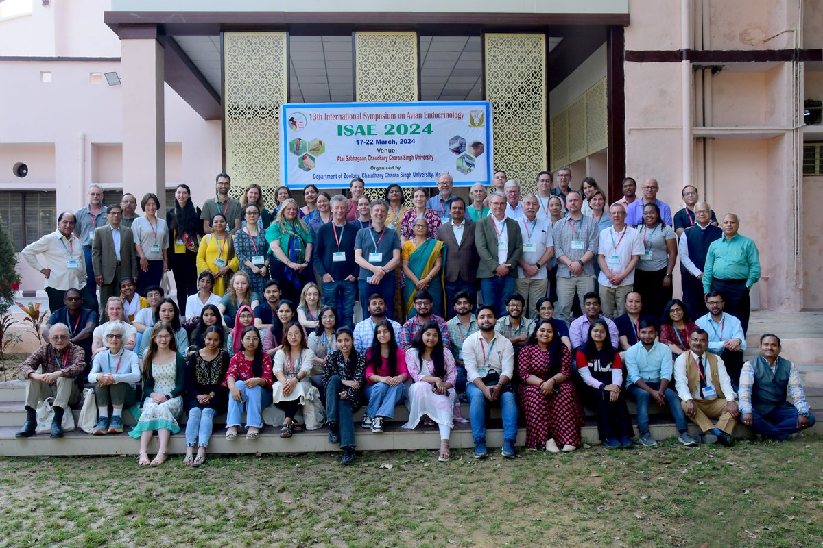 The 13th International Symposium on Avian Endocrinology #ISAE2024 in Meerut, India, was a blast. Meeting new colleagues, catching up with old friends, learning a lot, and having tons of fun. It's sad that we need to wait 4 years for the next one...