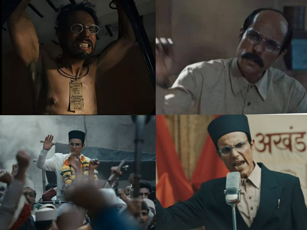 🎬 #SwatantryaVeerSavarkar I hold immense admiration for Randeep Hooda's unwavering commitment to pushing boundaries and immersing fully into his characters. His portrayal of Savarkar stands as a definitive line in terms of both dedication to his craft and meticulous character