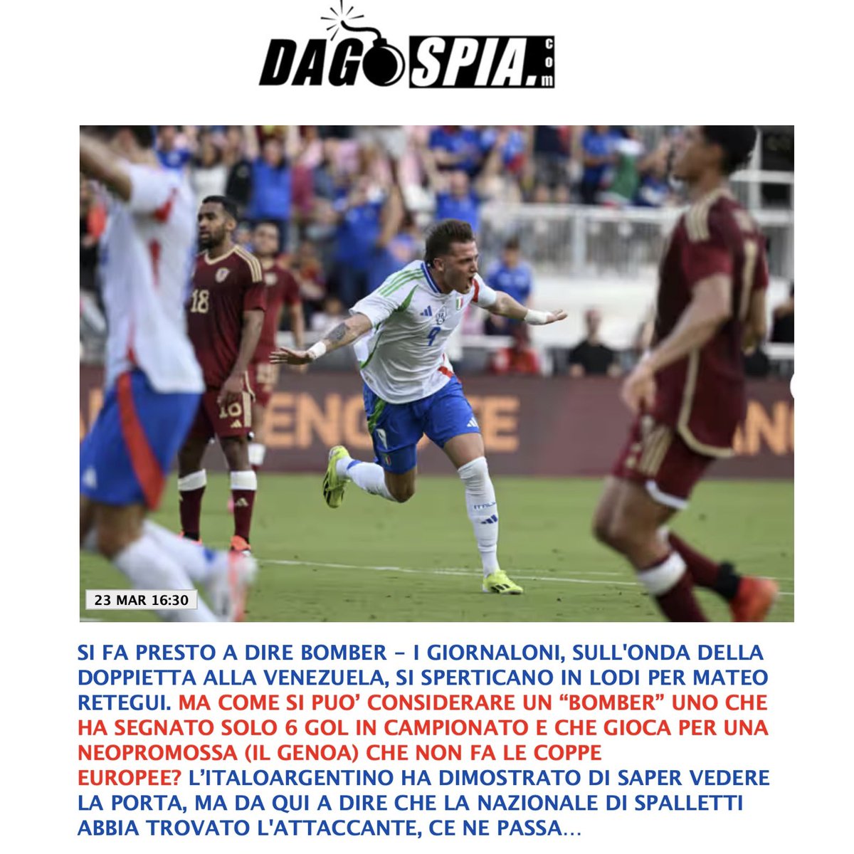 Effettivamente mi vergogno molto ad essere il Presidente di un Club neopromosso che non partecipa alle coppe. Sabato prossimo a Marassi chiederemo scusa in 32000.

#GenoaCFC <a href="/GenoaCFC/">Genoa CFC</a> 🔴🔵
