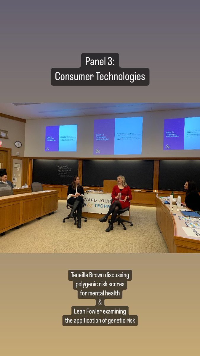 Recap of Panels 1 to 3 of our 2024 Symposium! Join us for lunch and our final panel on the social implications of genetic testing with @SLCallier, Anya Prince, Yaniv Heled, Liza Vertinsky & Natalie Ram. Zoom link at bit.ly/jolt-symposium…