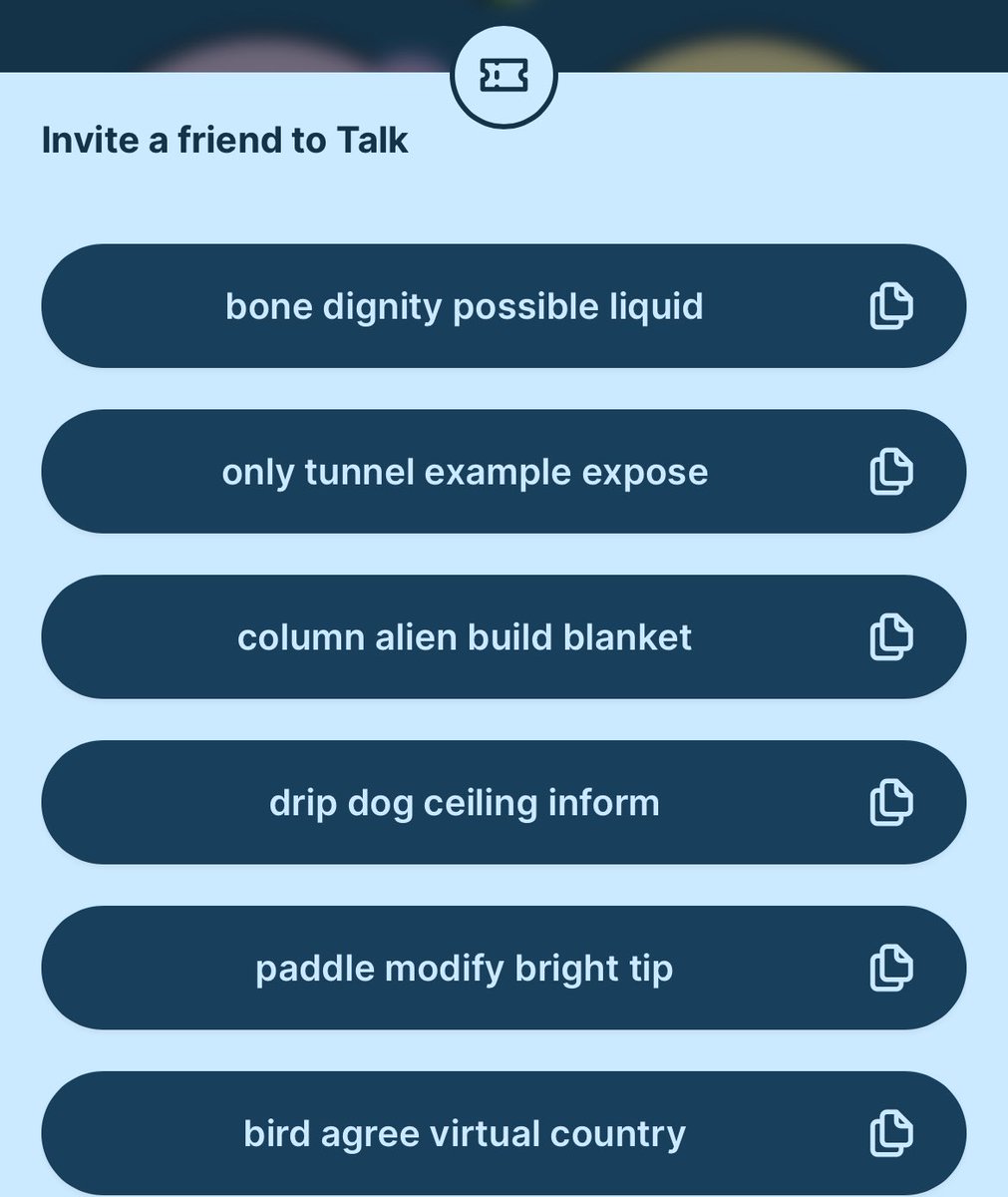 Moar codes! Every Talk user gets their own too. Sign up and catch yours to refer your friends.