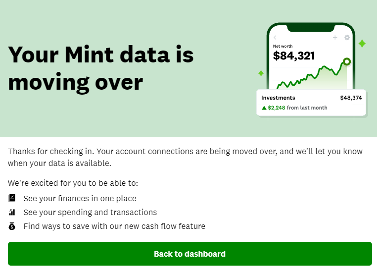 SteveMorano's tweet photo. It's been real @mint https://t.co/r4JfdG7kIM