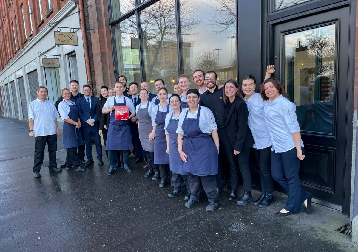 Thank you ⁦@MichelinGuideUK⁩ ⭐️ 2024 #teamox #belfast