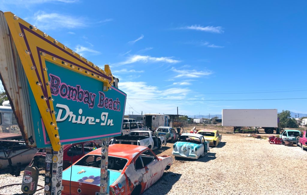 bwsaari's tweet image. back in the Salton Sea groove #BombayBeachBiennale