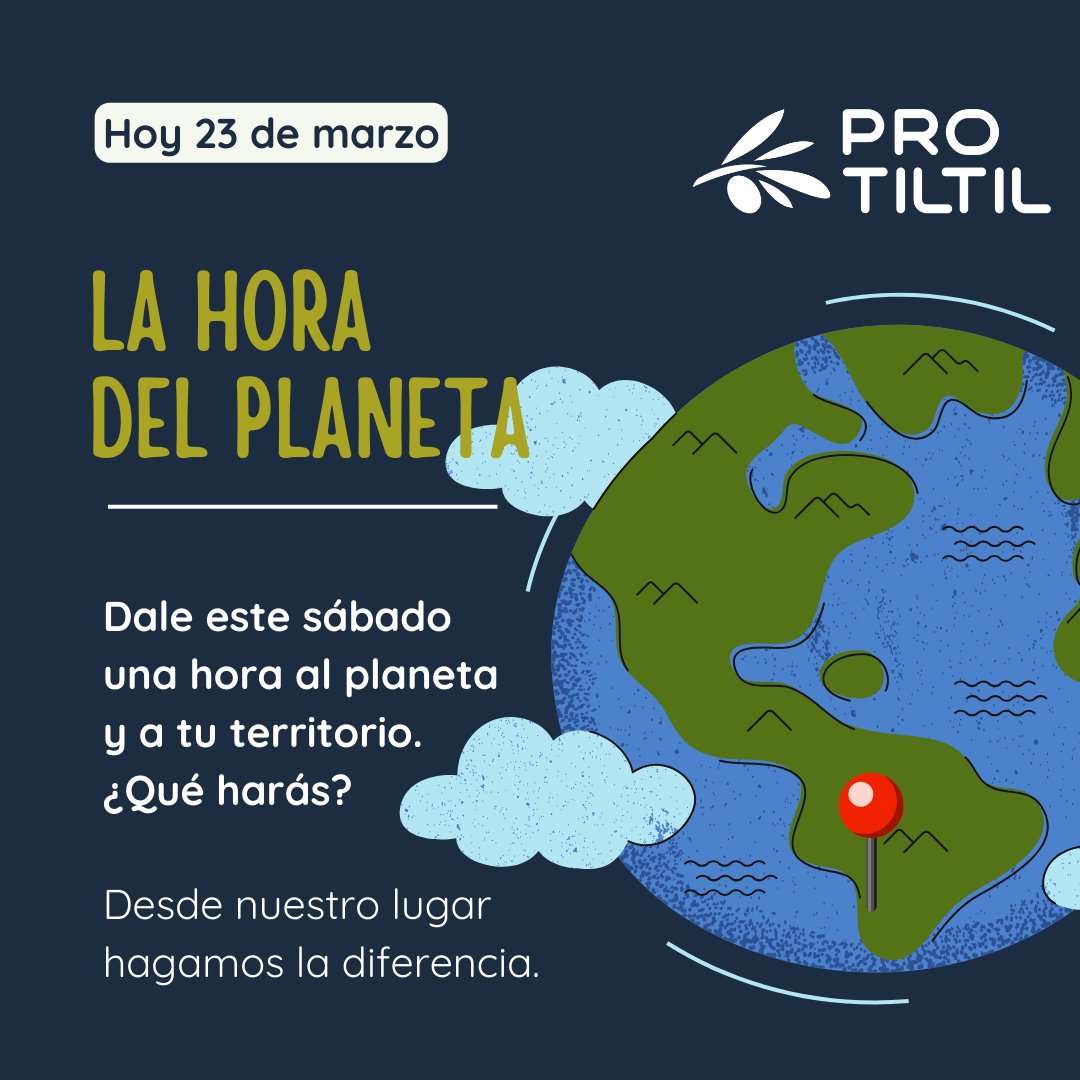 Hoy se celebra en todo el mundo La Hora del Planeta. ¡Participa! Conoce más en lahoradelplaneta.cl