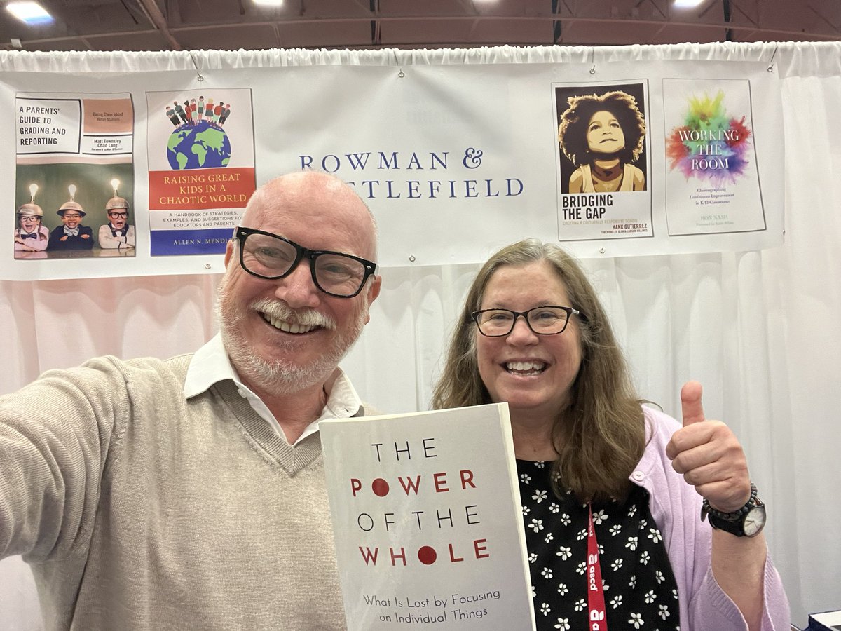 Great to meet up with my publisher @RLPGBooks @ASCD #ascd24 #wholechild #wholeeducator #PoweroftheWhole