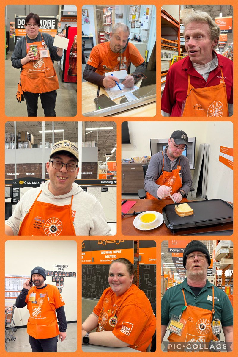 HomeDepotCadill's tweet photo. Show your Home Depot Pride with HD Gear, Barb’s Gourmet Grilled cheese sandwiches with soups, and the color orange! #springsuccesssharing #cadillac #orange #HDPride https://t.co/6urd4pj49r