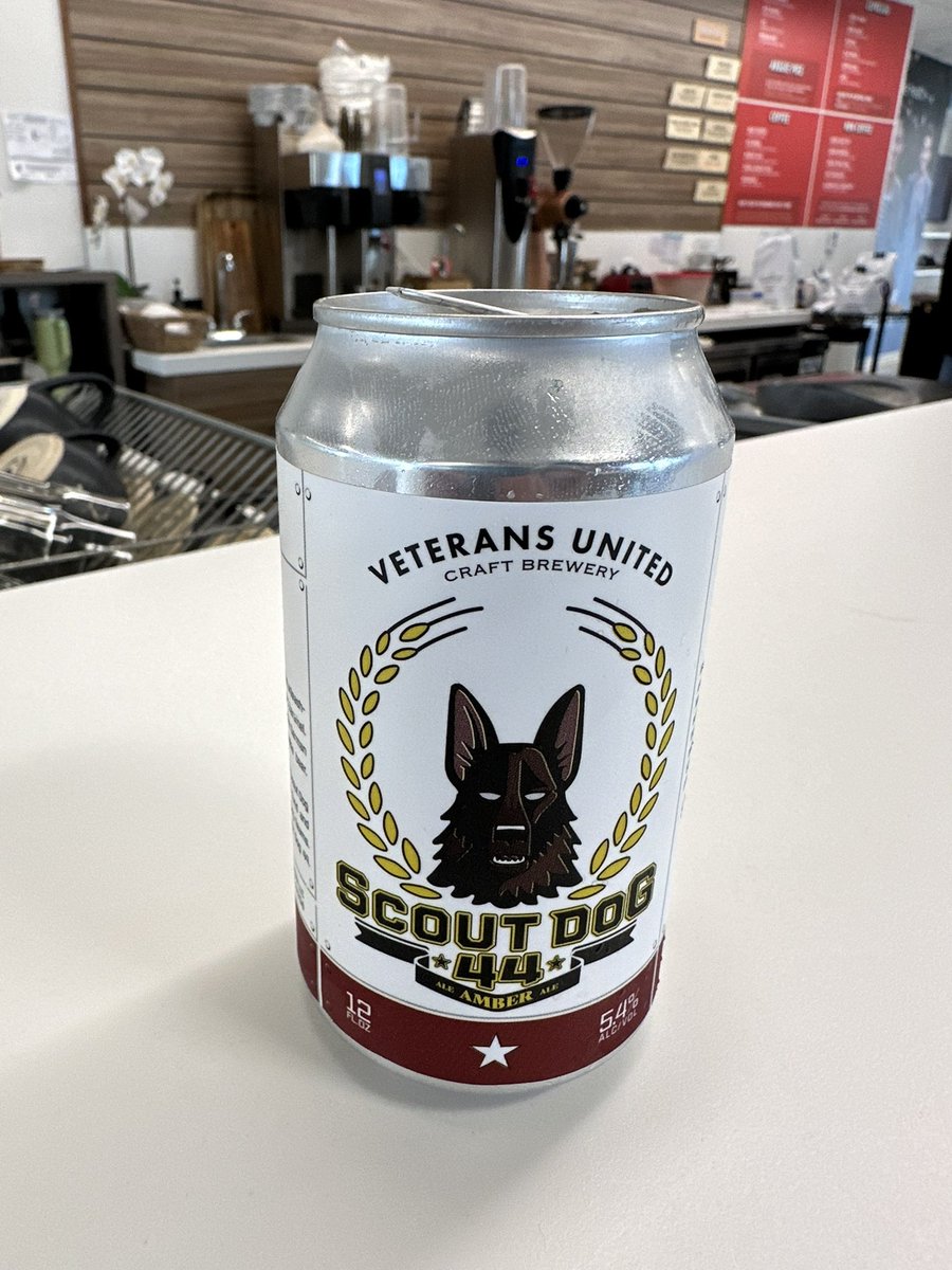 Veterans United 
Scout Dog 44
#DrinkLocal  #TheKookaburraCoffee #VeteransUnitedCraftBrewery #Nocatee #HardNocLife