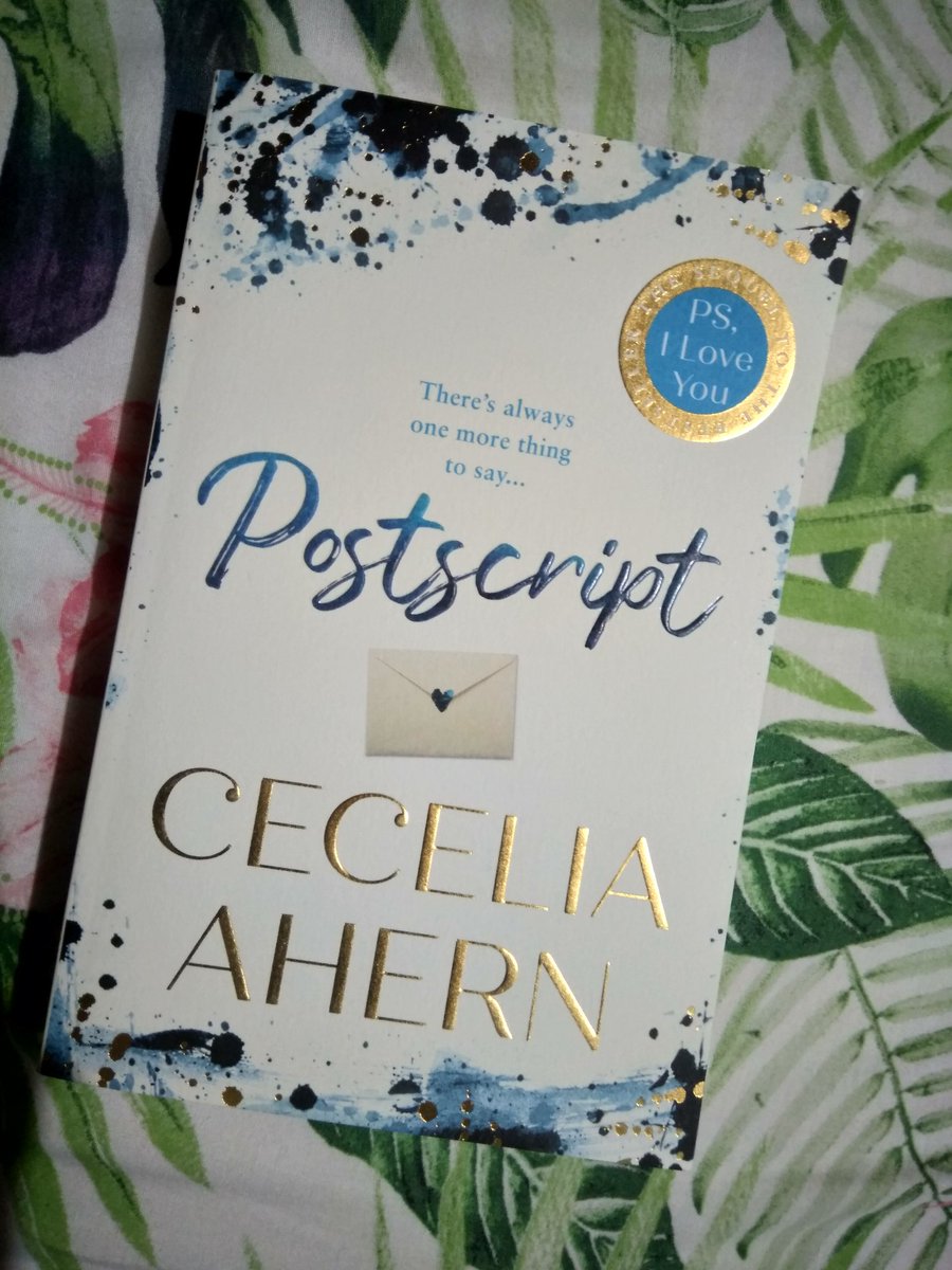 @Cecelia_Ahern I'm done reading. My golly, I think I want a PS, see you later. This is truly beautiful. Gerry will live forever. ❤️