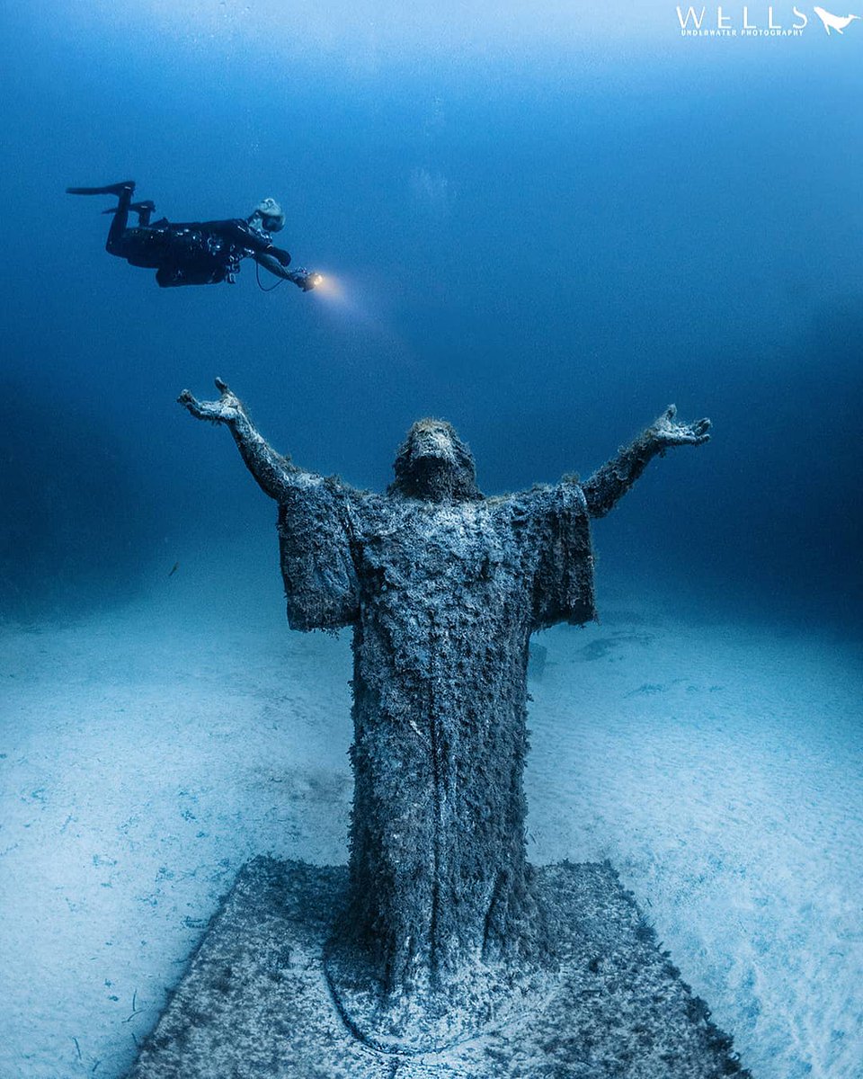 𝗦𝘁𝗮𝘁𝘂𝗲 𝗼𝗳 𝗝𝗲𝘀𝘂𝘀 𝗖𝗵𝗿𝗶𝘀𝘁
𝘒𝘳𝘪𝘴𝘵𝘶 𝘛𝘢𝘭-𝘣𝘢𝘩𝘩𝘢𝘳𝘢
Malta🇲🇹

•
•
#scuba #wreckdiving #wreckdive #natgeoadventure #natgeoyourshot #underwaterphotography #uwpics #uwphotography #uwphotosociety #divers24mag