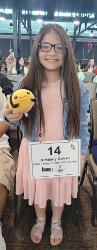 Good luck to Kimberly Galvan as she competes in the South Texas Regional Spelling Bee today!#spellingbee #gocubs