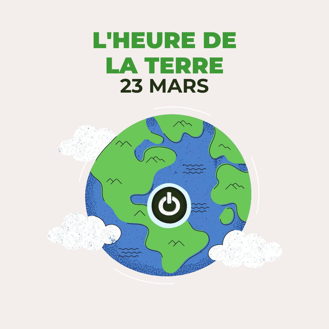 We each have a role in safeguarding our planet for future generations. 💚🌎 Lights off for #EarthHour 8:30-9:30pm local time. Join millions around the world, make this the #BiggestHourForEarth.