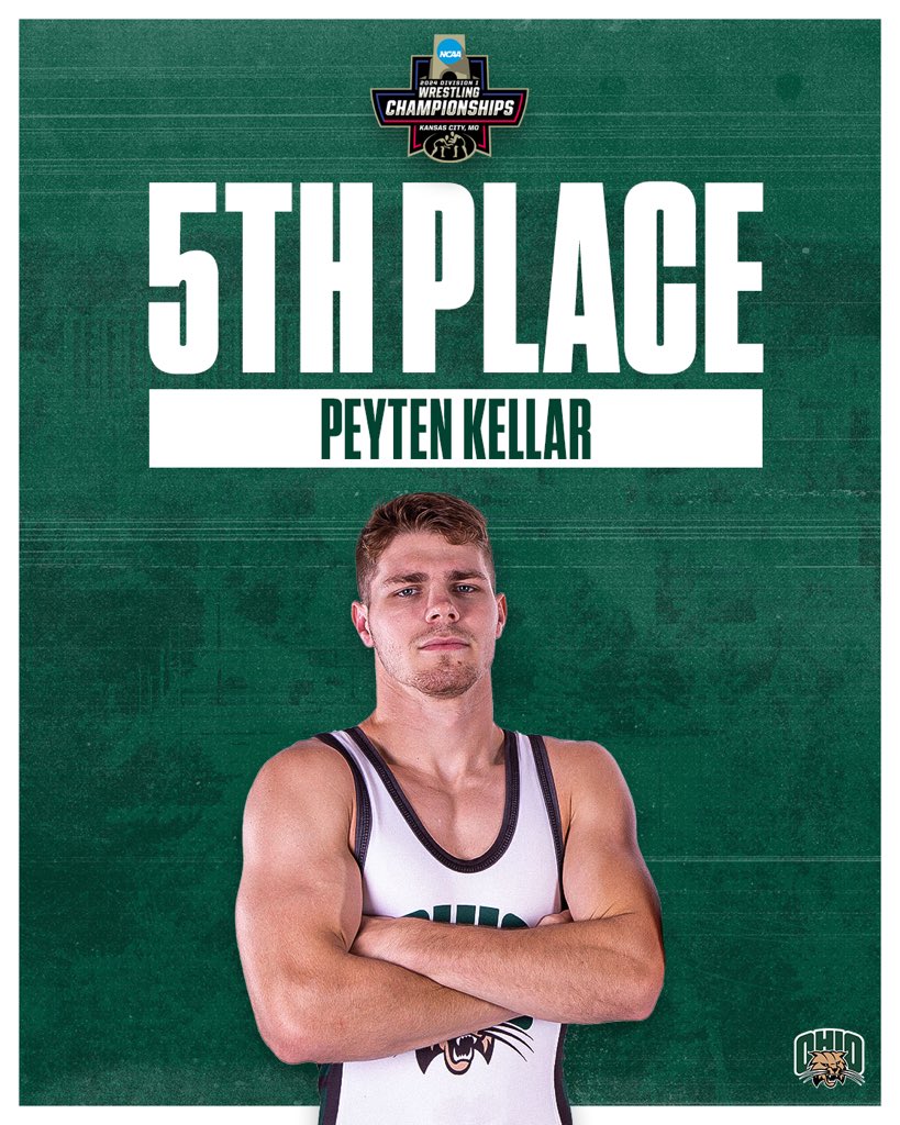 KELLAR PLACES FIFTH💪 Peyten pins Andonian in the second period to win the 5th Place Match! #OUohyeah