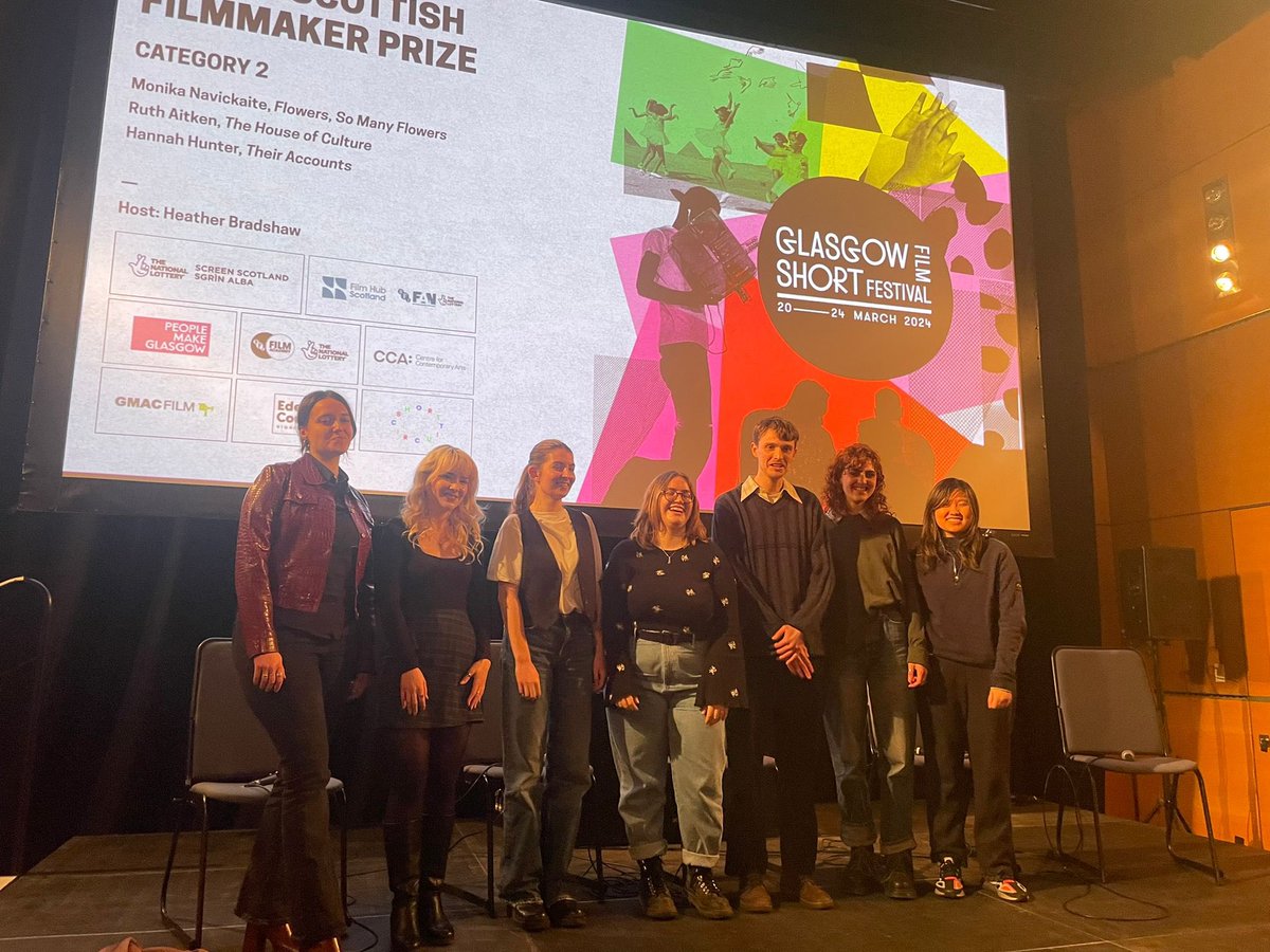 Great atmosphere at CCA today for the Young Scottish Filmmaker Prize! Thanks again to @GMACFilm, @EdenCourt, @glasgowfilm and @shortcircscot for collaborating ✨