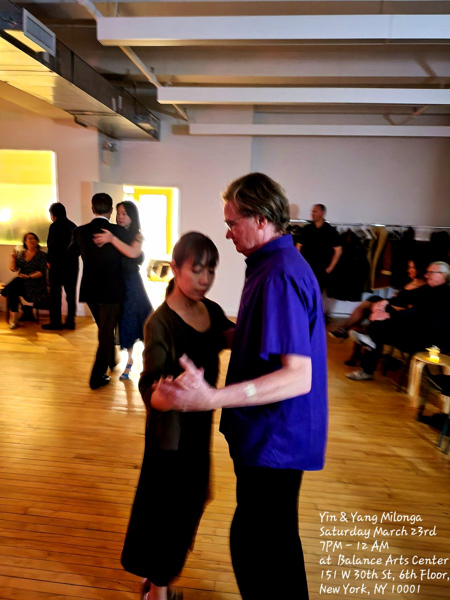 bearsr123's tweet photo. Yin &amp; Yang Milonga
Saturday March 23rd
7PM - 12 AM
at  Balance Arts Center
151 W 30th St, 6th Floor,
New York, NY 10001 https://t.co/mFM9MJjKml