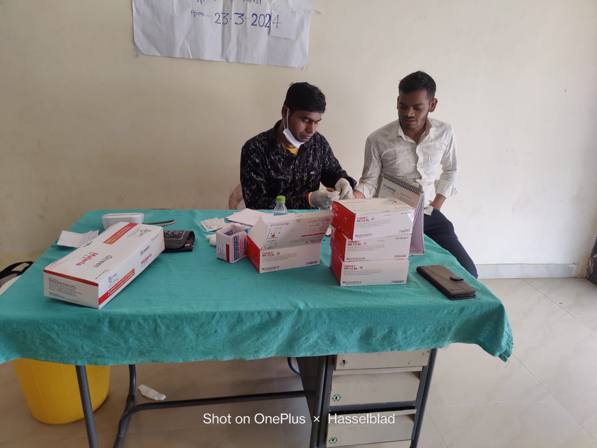 ICTC CHC GOMIA HIV test camp at chatrochatti phc, Bokaro.

#HealthyLiving #HIV #AIDS #hivawareness #hivprevention #aidslifecycle #nacoindia #jsacs #jharkhand #indiafightshivandsti