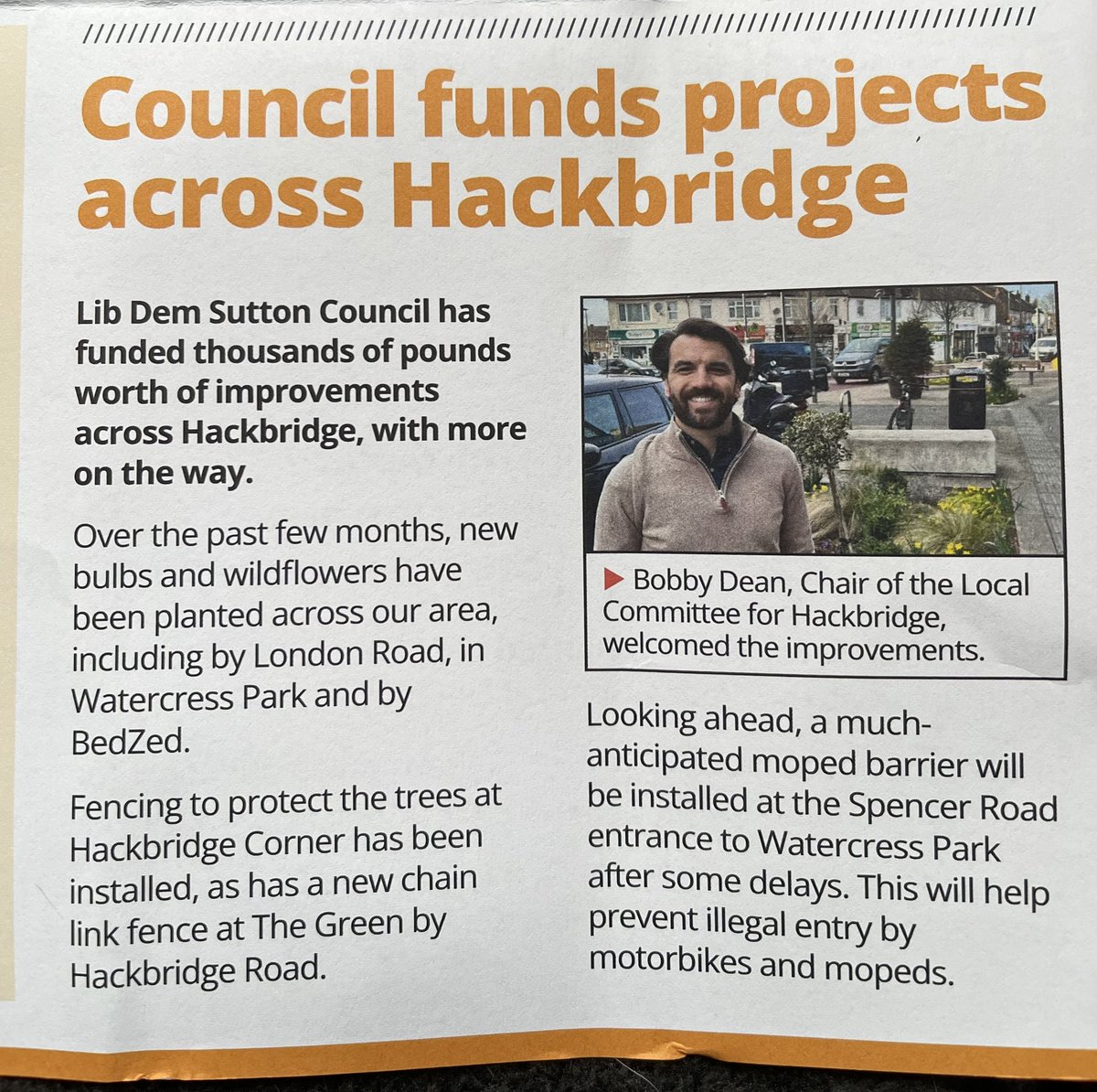 HackbridgeNDG's tweet image. @Bobby_Dean technically correct but shame there is no mention of the volunteers who applied for funding, managed and delivered the projects, as without them, there would be no improvements. #plantuphackbridge #hackbridge #volunteers