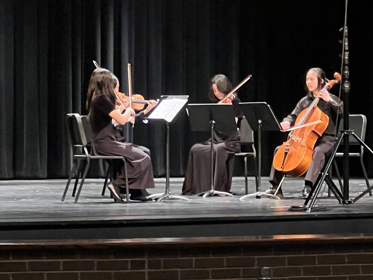 A fantastic performance by the One Blind Mouse Quartet at the UIL State Chamber Music Contest today! @FortBendISD @CHS_Rangers @ClementsOrch