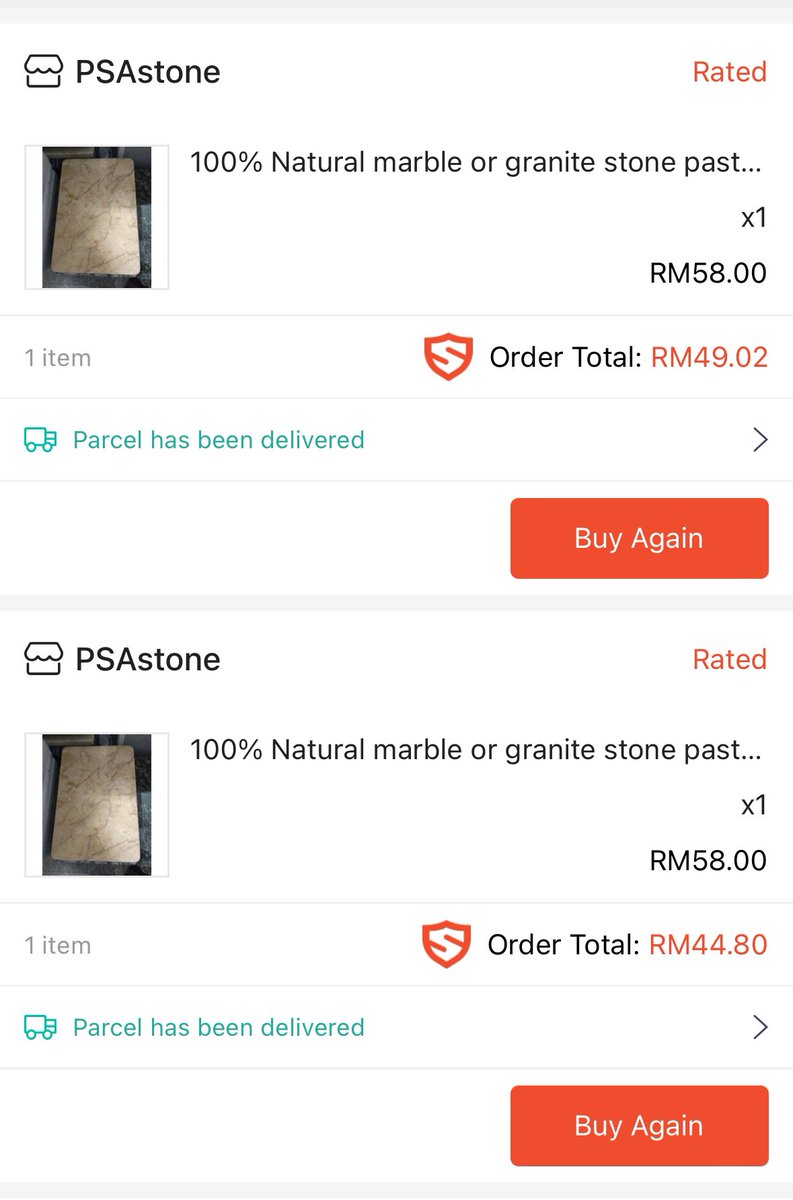 100% Natural marble or granite stone pastry/tray.

Dah nak raya ni, boleh la decor sikit rumah tu kan. Yang ni husband I beli sebab dia memang suka benda-benda macam ni. Benda ni marble pastry board sebenarnya tapi buat decoration rumah pun ok je💕

shope.ee/6zwqhYksBk