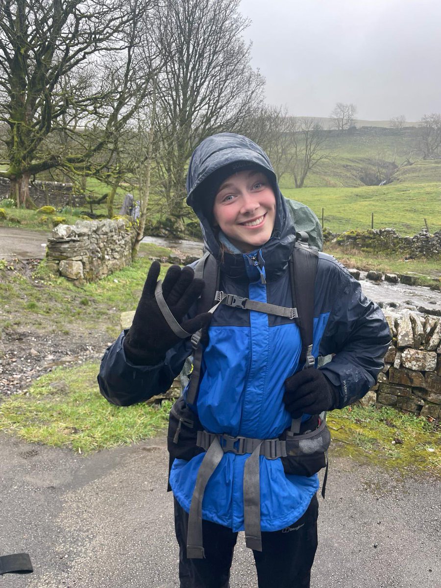 Granta girls still smiling, despite all the rain ☔️ 🏔️