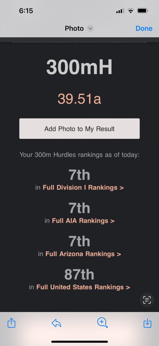 Feels good to break the 40 sec mark in the 300 hurdles, and to be ranked in the Top 100 in the country.