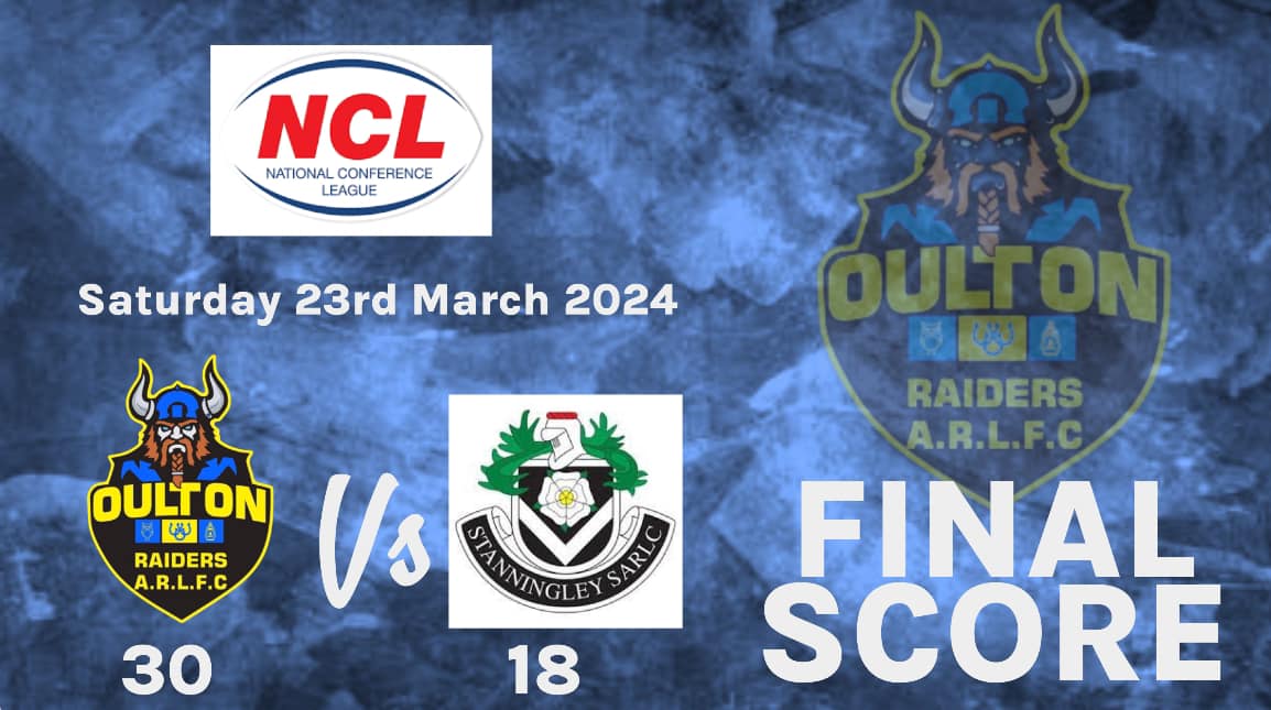 Very enjoyable afternoon and great game thanks to #RaidersOulton