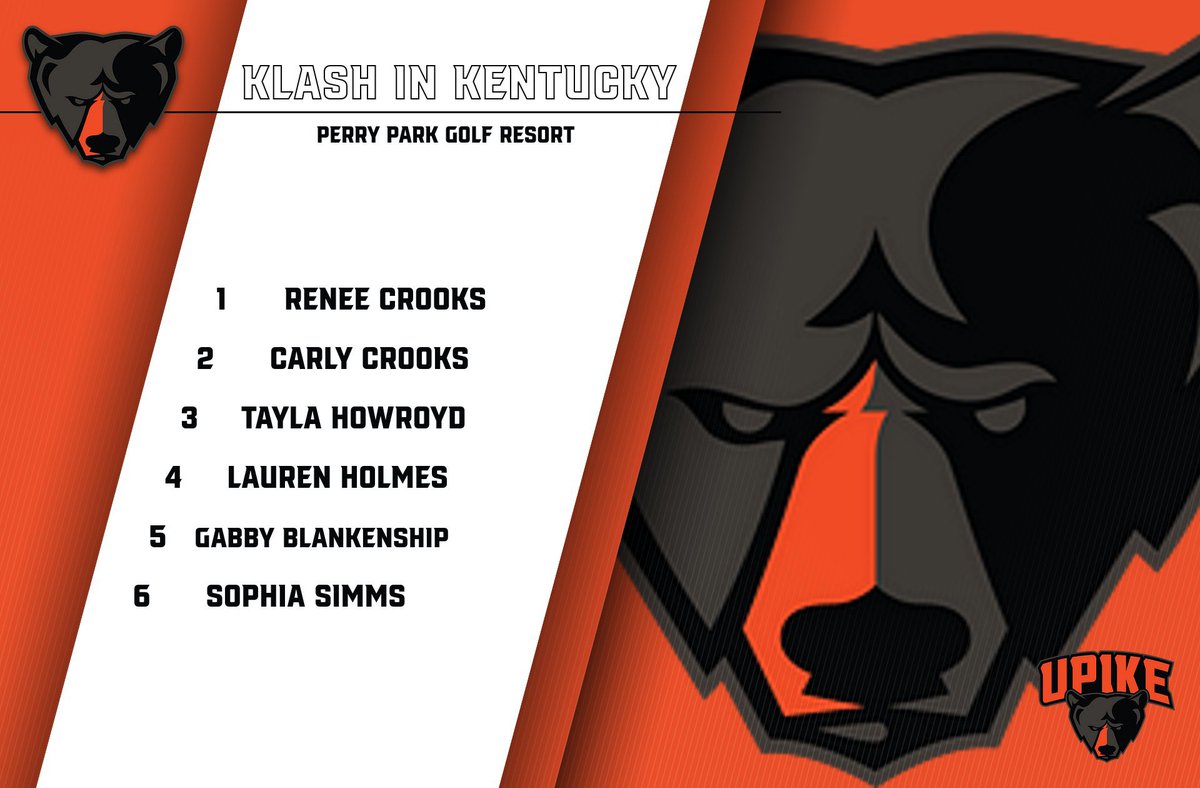 The Lady Bears are teed off and competing in the Klash in Kentucky! Stay tuned for round updates! #rollbears🐻