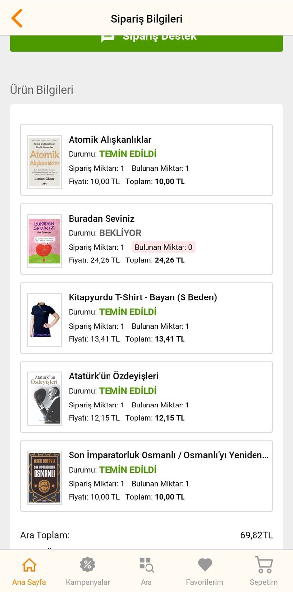 Bu siparişi 2013'den sanabilirsiniz ama bizzat az önce sipariş verdim 😂🙏 <a href="/kitapyurducom/">Kitapyurdu.com</a> #reklam