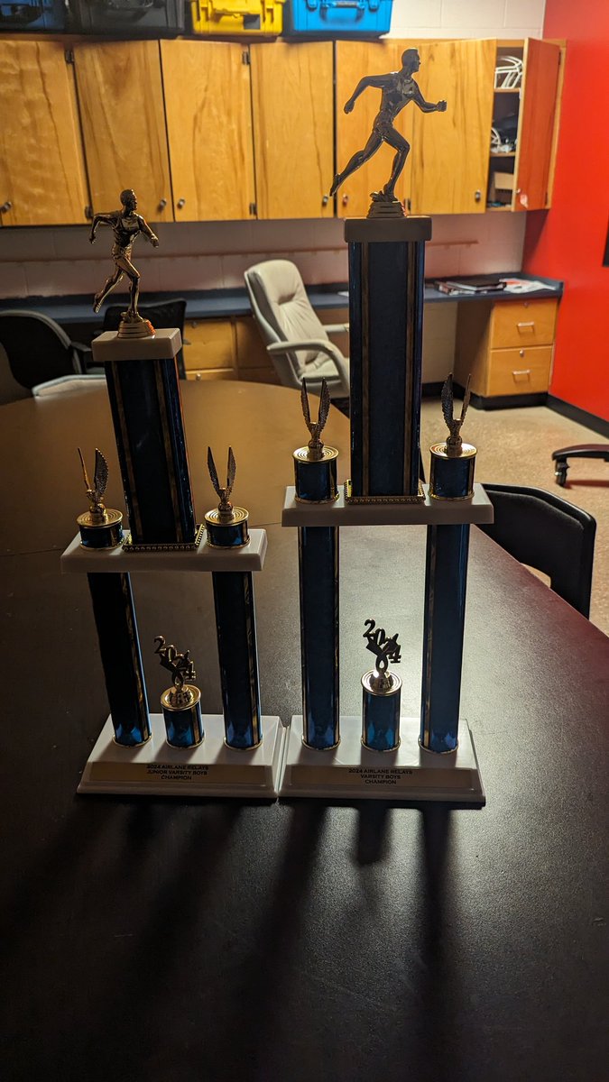 Great job yesterday by the MacArthur Varsity and JV Boys Track Teams! Hard work creates wins! First place team trophies in both divisions! <a href="/IISDAthletics/">Irving ISD Athletics</a> <a href="/IrvingISD/">Irving ISD</a> <a href="/MacArthurCards/">MacArthur HS</a> <a href="/MacArthurTX/">MacArthur Cardinals Recruiting/APT</a> <a href="/BNitcholas/">Beck Nitcholas</a> <a href="/coachrusche/">Brett Rusche</a>