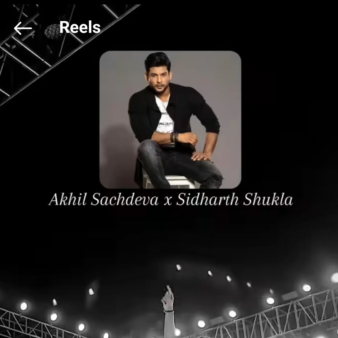 Got this reel in Instagram feed. This gesture of Akhil Sachdeva is so heartfelt. ❤️ #SidharthShukla