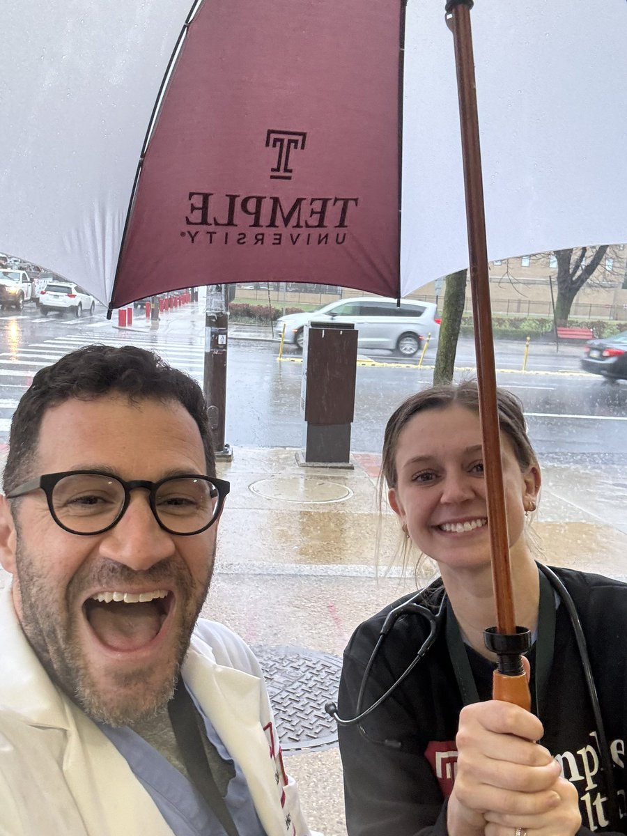 Totally not apocalyptic rain during weekend rounds. @TempleID1 #IDTwitter #MedEd