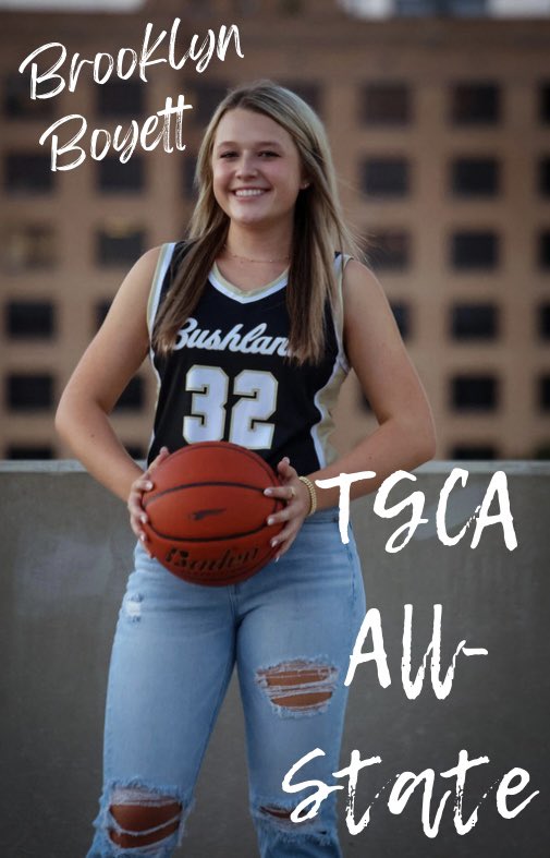 Congratulations to senior Brooklyn Boyett for being awarded All-State by TGCA! 

We are so proud of this huge accomplishment! 👏 

📸-Ryder Grace

#WEAREBUSHLAND