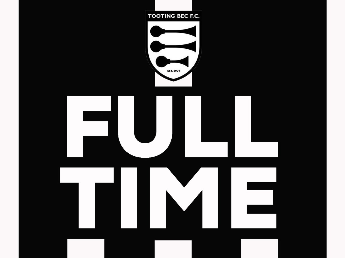 FULL TIME | Its a 6⃣ goal thriller in the end as we end the game 4-2 winners. Well done to @GreenwaysFC who put in a valiant effort. A big three points and a result we can be happy with. BEC 4 - 2 GRE #UpTheBec #TBFC