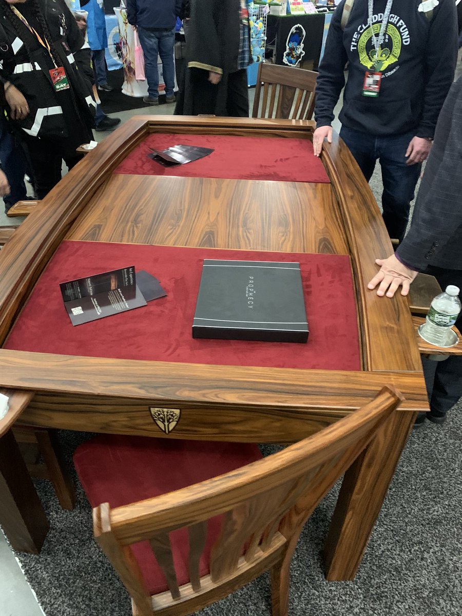 These gaming tables from @WyrmwoodGaming…. Dear Lordt.