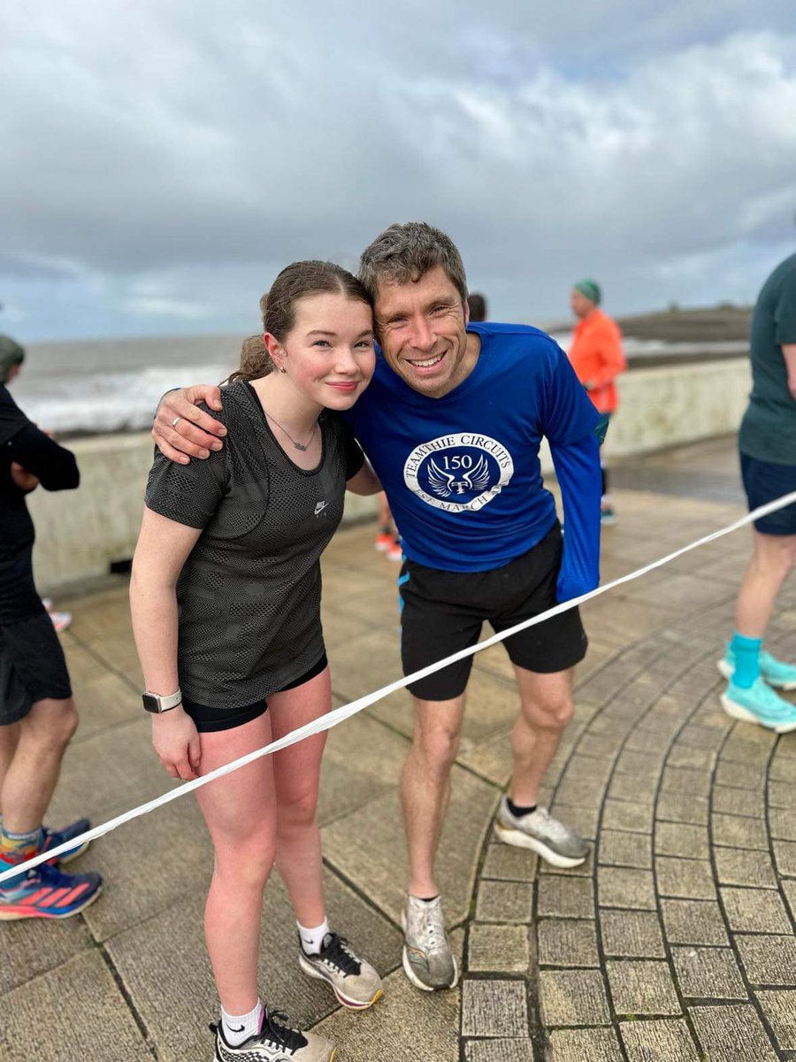 Best way to start the weekend💪running @parkrunUK with Bella & the honour of first time @porthcawparkrun father & daughter have finished 1st male & female (& PB!) ! @chrispratt24 📸 #TeamThieCircuits