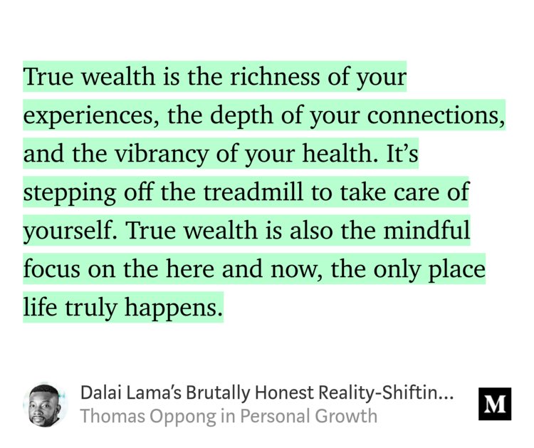 “Dalai Lama’s Brutally Honest Reality-Shifting Quote to Redefine Your Life Trajectory” by Thomas Oppong
link.medium.com/s3sdQfALcIb