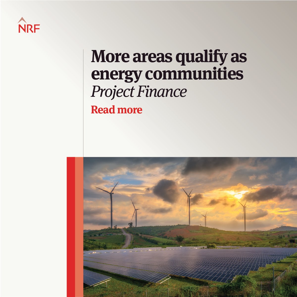 The IRS said renewable energy projects in 446 more US counties are potentially eligible for a 10% energy community bonus tax credit and made it easier for offshore wind projects to qualify. See details at this link: ow.ly/aJuk50R0kEU