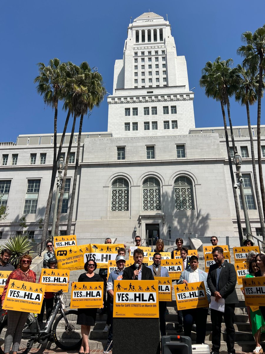Streets For All (@streetsforall) on Twitter photo HLA update: Thanks to all that showed up at our press conference and then Transportation Committee on Wednesday.
The committee passed the first steps towards <a href="/healthystreetLA/">Yes on Measure HLA</a> implementation, and everything comes back again to the Transportation Committee on April 17. Stay tuned! HLA update: Thanks to all that showed up at our press conference and then Transportation Committee on Wednesday.
The committee passed the first steps towards <a href="/healthystreetLA/">Yes on Measure HLA</a> implementation, and everything comes back again to the Transportation Committee on April 17. Stay tuned!