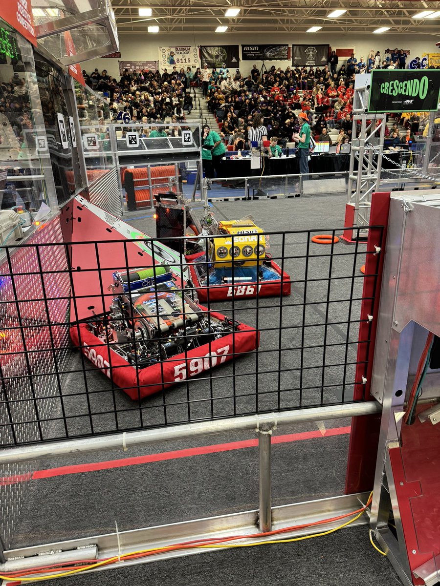 LivoniaDistrict's tweet image. We are so proud to host the FIRSTRobotics competition in Livonia this weekend. 40 teams, 100+ volunteers, dedicated mentors, coaches &amp;amp; ingenious STUDENTS! 🤖🌟Go Tyros &amp;amp; Warriors, good luck to all teams! Thank you @LtGovGilchrist, a #FIRSTRobotics alum, for kicking off our event!