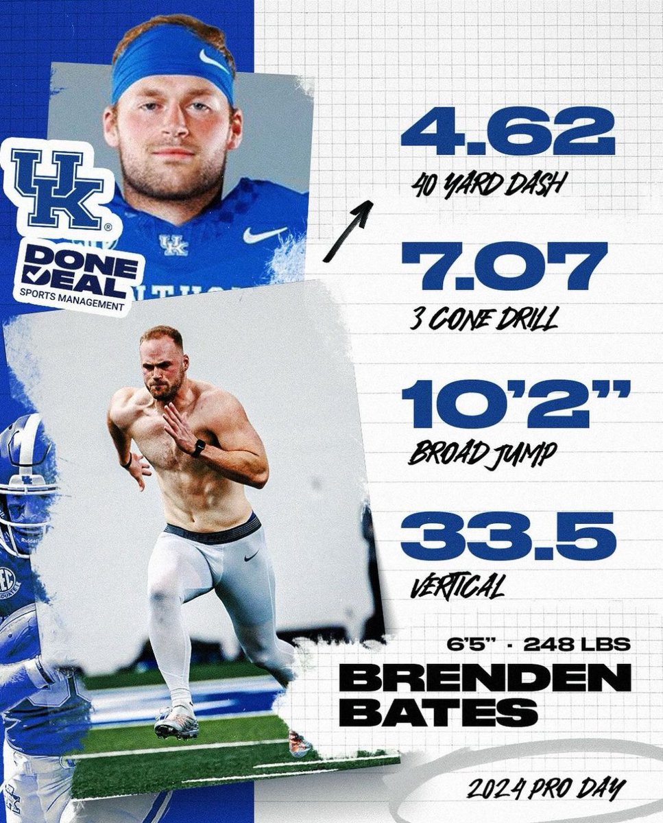 Not bad for a blocking TE😉