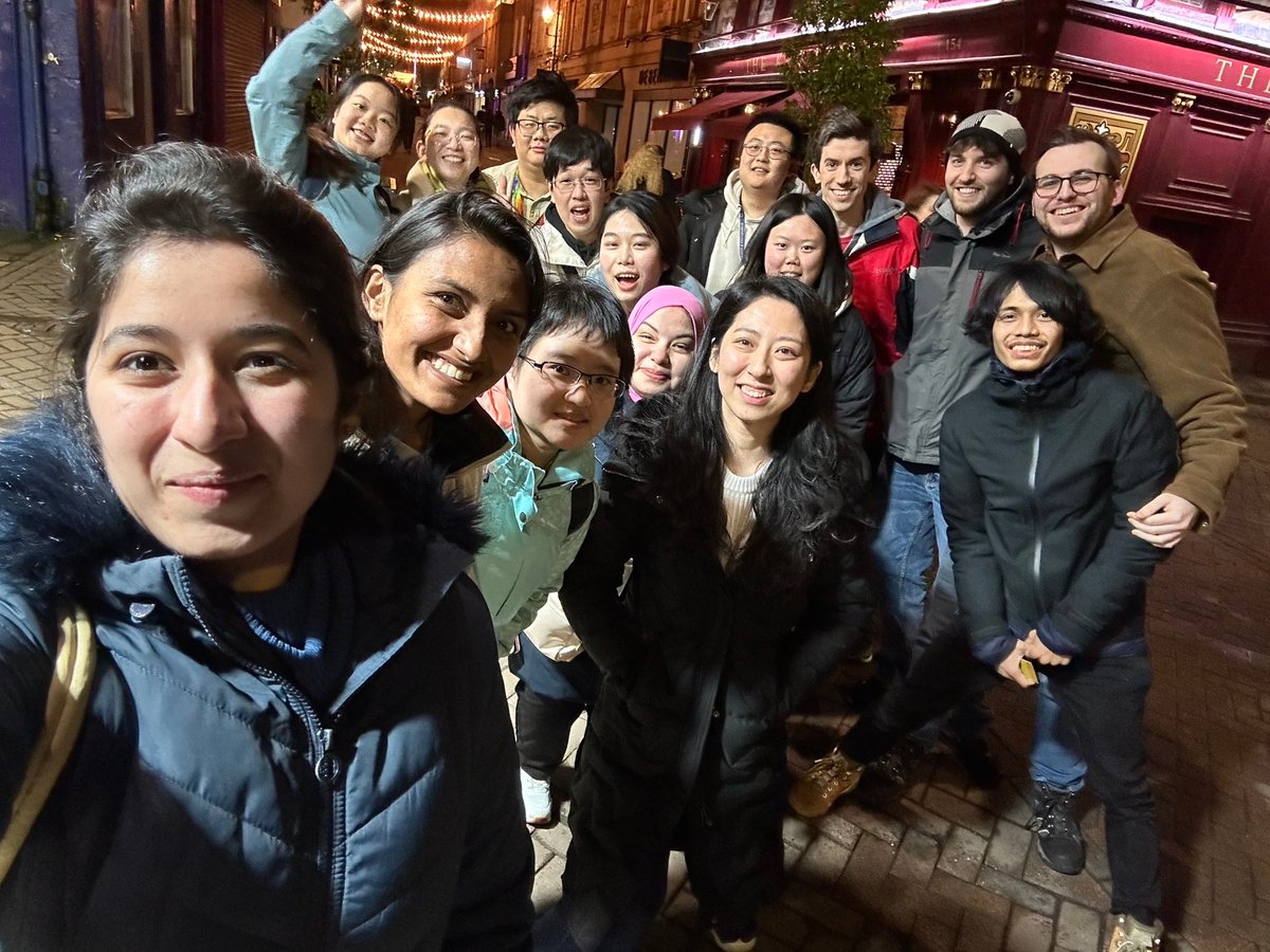 Hu group and Robertson group combined night out...