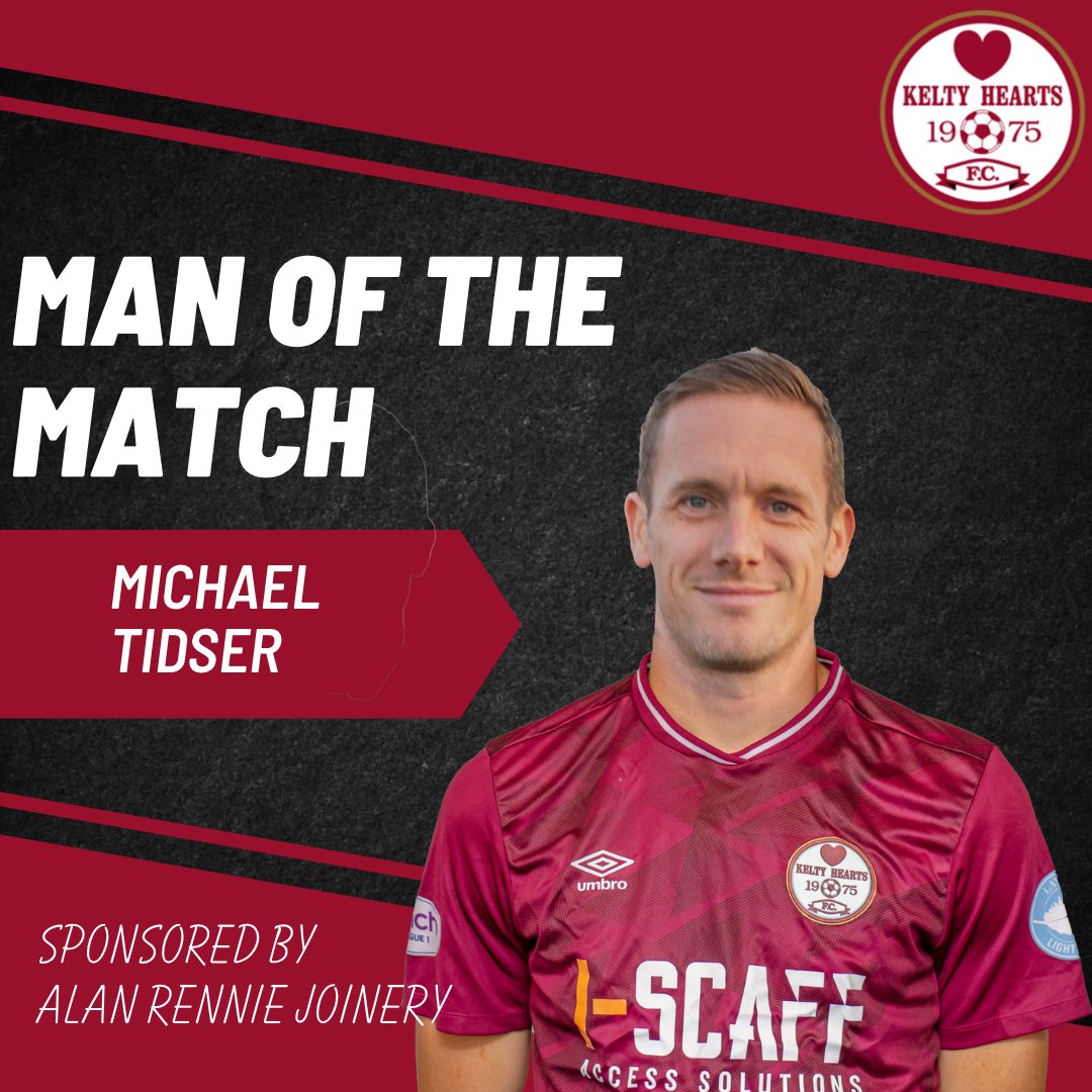 FT | Annan Athletic 3-2 Kelty Hearts

Despite constant pressure the hosts dug in and take all three points.

Today’s <a href="/Bellissimo_Vino/">Bellissimo_Vino_Edinburgh</a> MOTM, Michael Tidser!

Thank you to everyone who travelled to Galabank, safe journey home.

#leagueone | #onecommunityoneclub