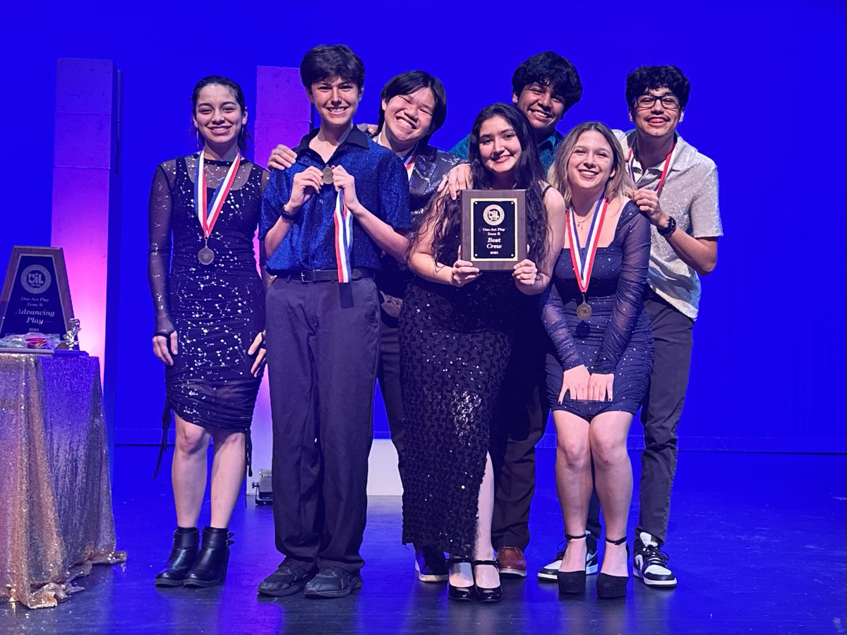 We advanced to district!! We are so excited to continue sharing our story!!! Our awards from Zone: Best Performers - Isabella Fish and Miles Tanner Best Overall Tech Crew All Star Cast - Lulani Maya HM All Star Cast - Jonah Negrin All Star Technician - Sofia Claros