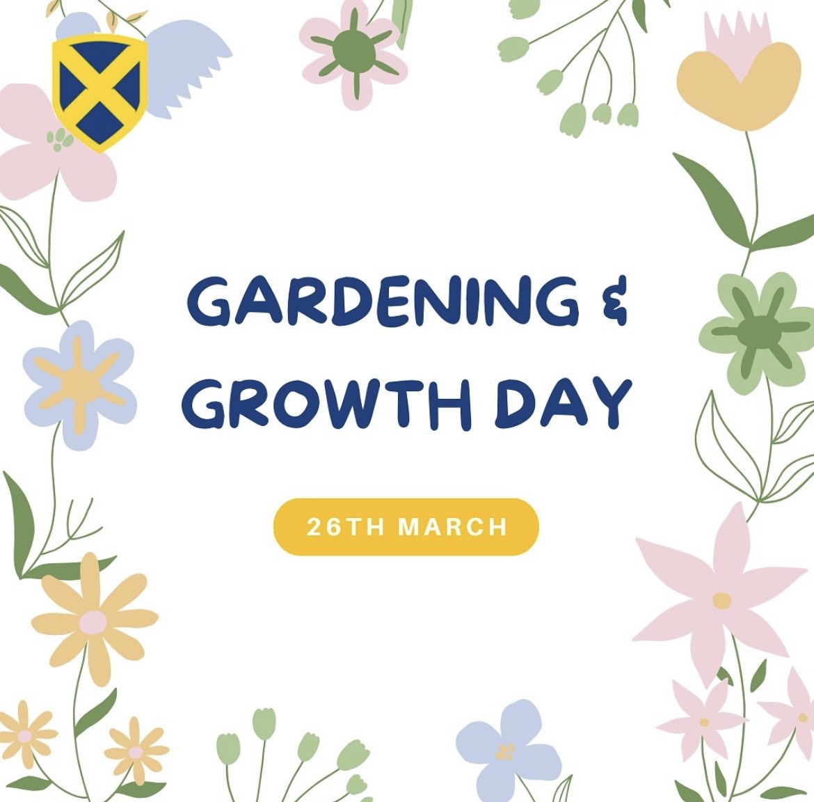 We are all getting very excited about our Gardening &amp; Growth day on Tuesday, 26th March. We still need supplies and would be grateful for any donations. Please check Google Classroom for your child’s class wish-list which will provide more details about what we need.💛💙