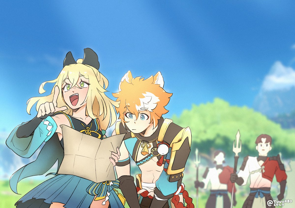 kirara, local guide for watatsumi general gorou, as she should be