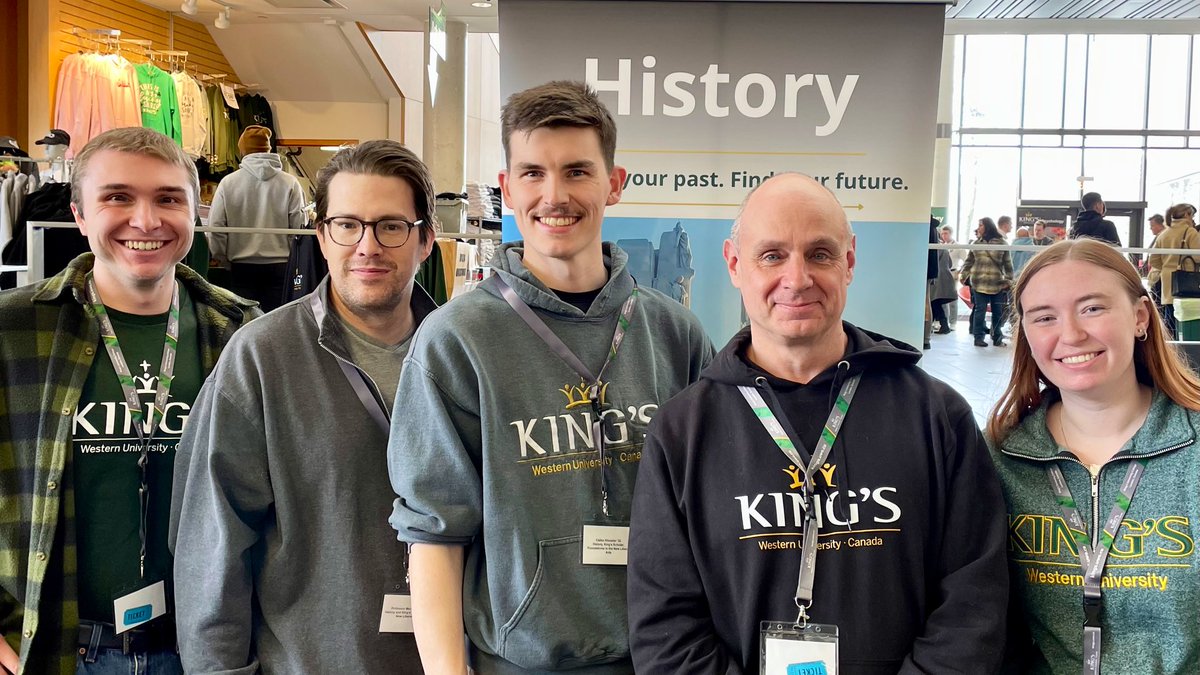 History at King's (@history_kings) on Twitter photo Learn more about our amazing history program <a href="/KingsAtWestern/">King's at Western</a> Open House! We’ve got students, faculty and <a href="/KUCalumni/">King's Alumni</a> here to share why studying history at King’s is the place to be!
#KingsOpenHouse #APlaceToBe Learn more about our amazing history program <a href="/KingsAtWestern/">King's at Western</a> Open House! We’ve got students, faculty and <a href="/KUCalumni/">King's Alumni</a> here to share why studying history at King’s is the place to be!
#KingsOpenHouse #APlaceToBe