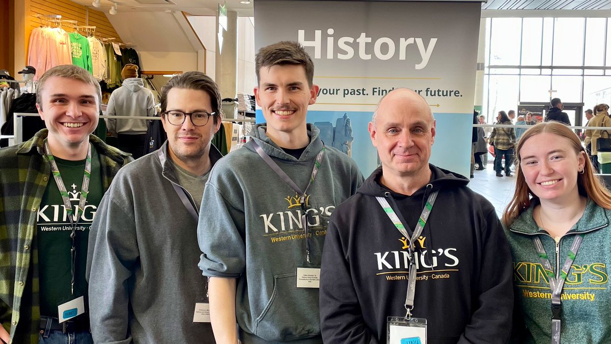 Learn more about our amazing history program @KingsAtWestern Open House! We’ve got students, faculty and @KUCalumni here to share why studying history at King’s is the place to be! #KingsOpenHouse #APlaceToBe