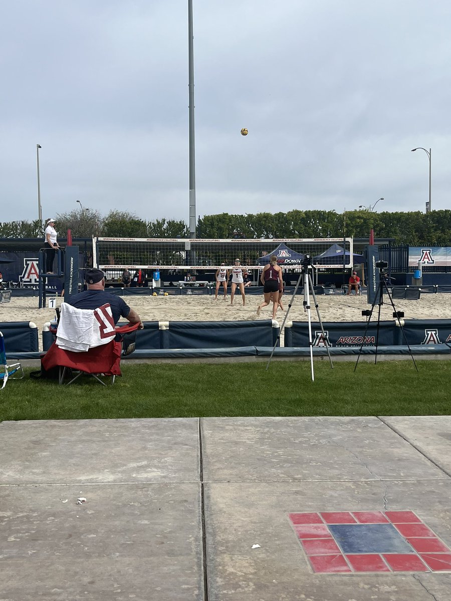 gregormckell's tweet photo. Abby Russell and Olivia McElroy start the day for the Wildcats. #uaj308 https://t.co/shke4HwM14