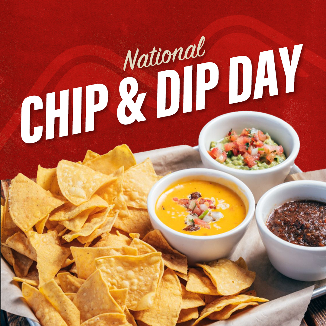 Start the party with a Triple Play this National Chip & Dip Day. Our house-made avocado smash, fire roasted salsa, and chipotle queso always deliver. #twinpeaksrestaurants #twinpeaksgirls #friendsofthepeaks #queso #chipanddip #chips